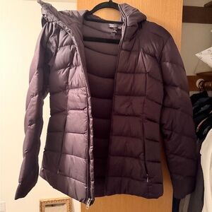 Patagonia Women's Dark Purple Puffer Jacket
